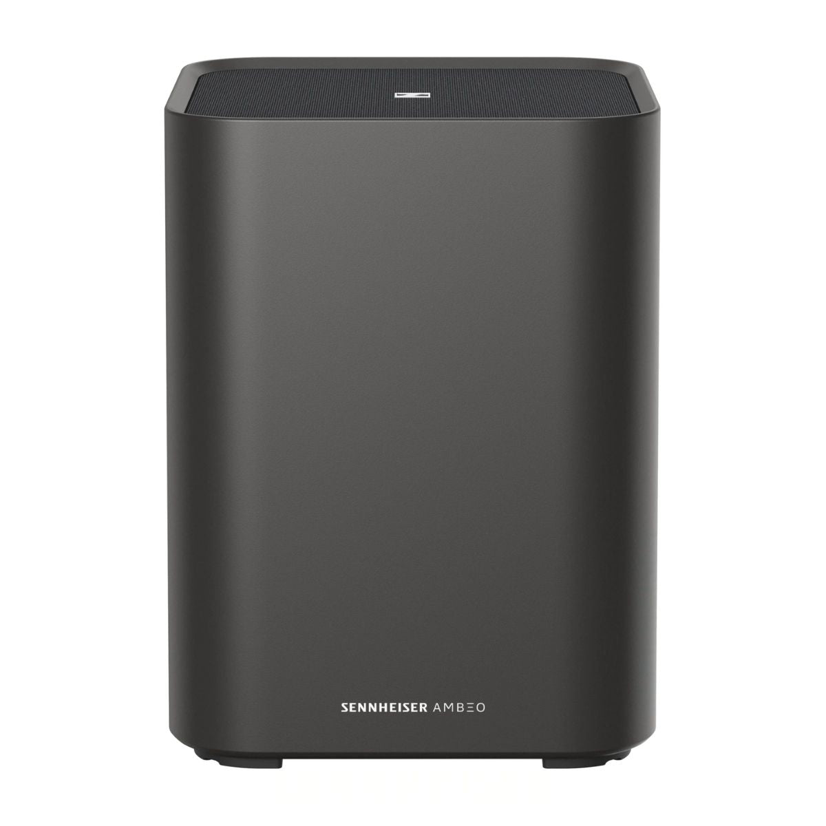 Sennheiser AMBEO Sub subwoofer önden düz görünüm, siyah renk