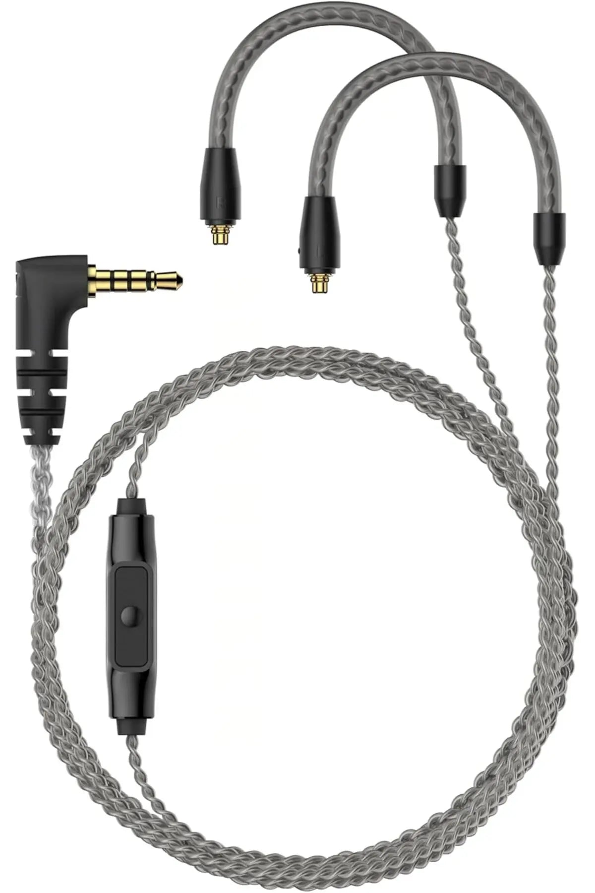 Sennheiser IE 200 / IE 300/ IE 600 / IE 900 3.5mm Mikrofonlu MMCX Ses Kablosu