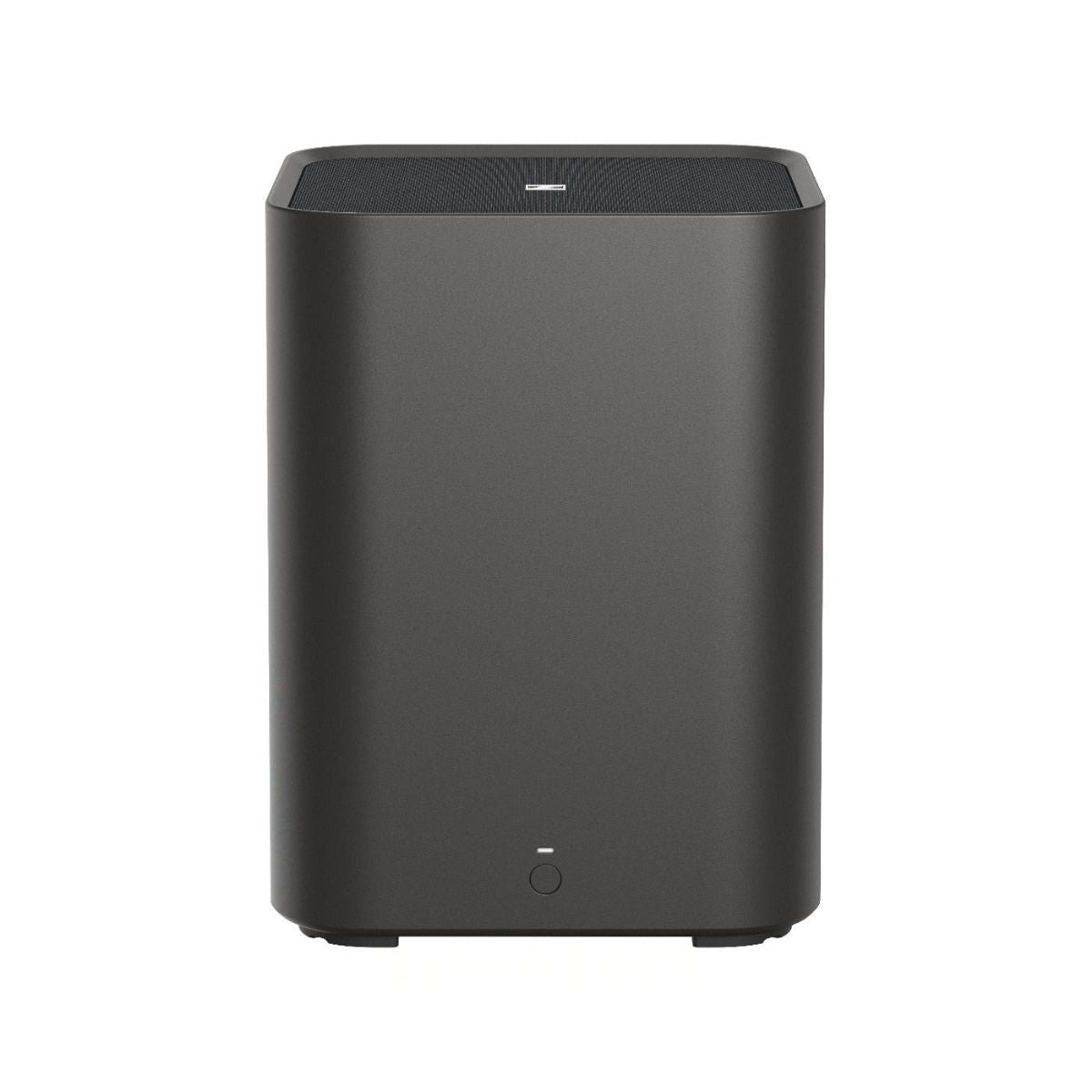 Sennheiser AMBEO Sub subwoofer önden düz görünüm, siyah renk